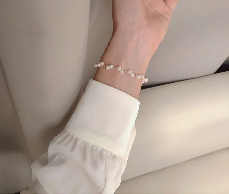 Bracelet Floraison Or